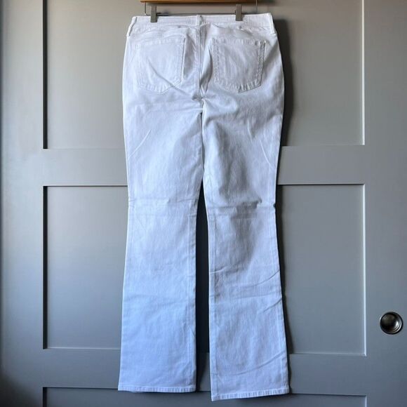 NYDJ Barbara Bootcut Jeans Womens Size 10 White Denim Mid-Rise Lift Tuck Stretch - Picture 6 of 16